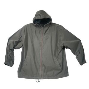 Natural Life XXL Mens Gray Hooded Jacket Full‎ Zip Lined Warm Coat